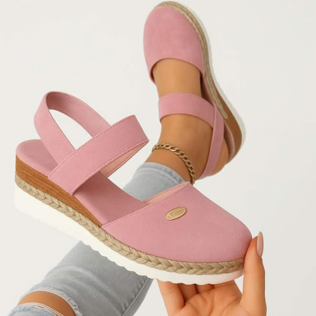 Paloma | Women’s Orthopedic Closed-Toe Espadrille Flatform Sandals