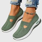 Willow | Orthopedic Mesh Cutout Slip-On Walking Sneakers