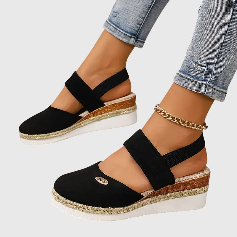Paloma | Women’s Orthopedic Closed-Toe Espadrille Flatform Sandals