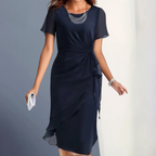 Evelina | Elegant Evening Midi Dress