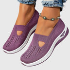 Willow | Orthopedic Mesh Cutout Slip-On Walking Sneakers