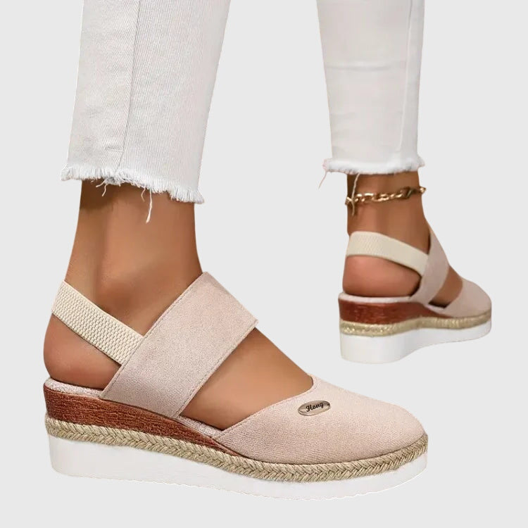 Paloma | Women’s Orthopedic Closed-Toe Espadrille Flatform Sandals