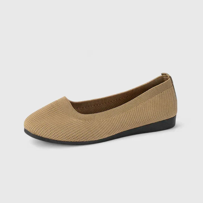 Margot | Orthopedic Breathable Woven Knit Slip-On Ballet Flats