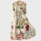 Elowen | Elegant Belted Midi Dress