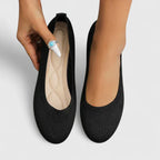 Margot | Orthopedic Breathable Woven Knit Slip-On Ballet Flats