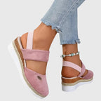 Paloma | Women’s Orthopedic Closed-Toe Espadrille Flatform Sandals