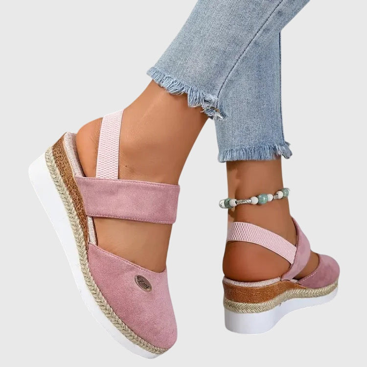 Paloma | Women’s Orthopedic Closed-Toe Espadrille Flatform Sandals