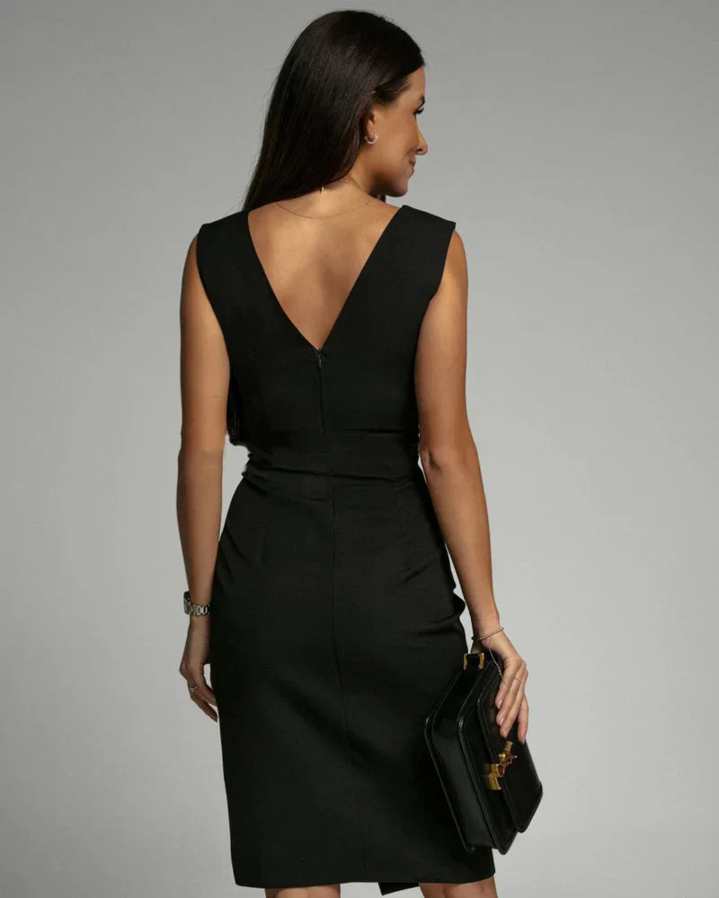 Valeria | Elegant Split Cocktail Dress