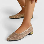 Celeste | Women’s Embroidered Lace Pointed-Toe Low Heel Flats