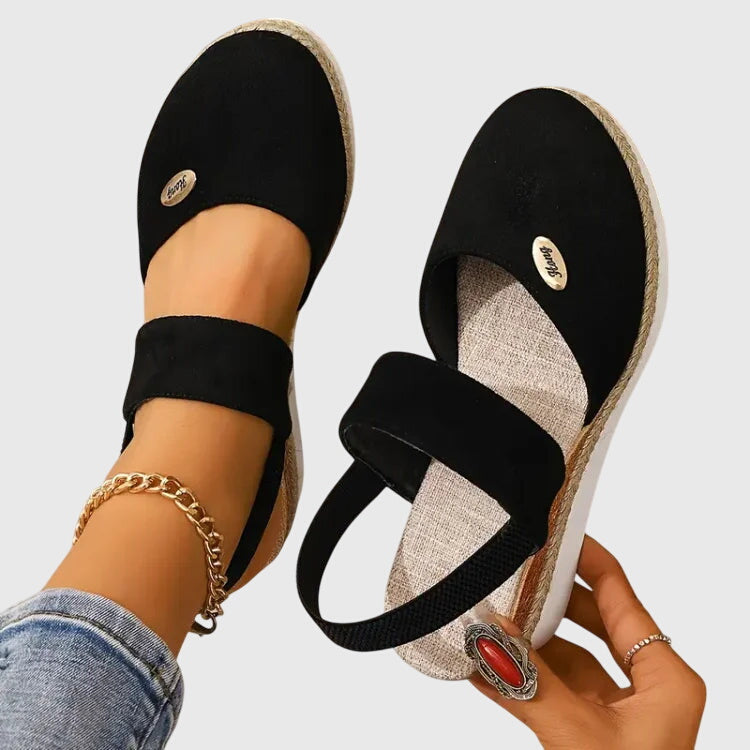 Paloma | Women’s Orthopedic Closed-Toe Espadrille Flatform Sandals