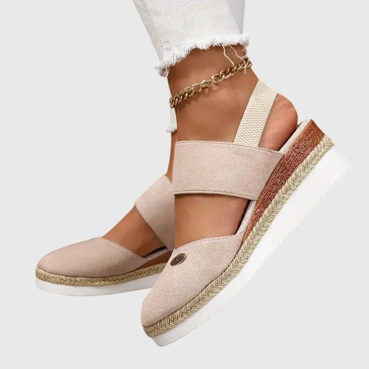 Paloma | Women’s Orthopedic Closed-Toe Espadrille Flatform Sandals