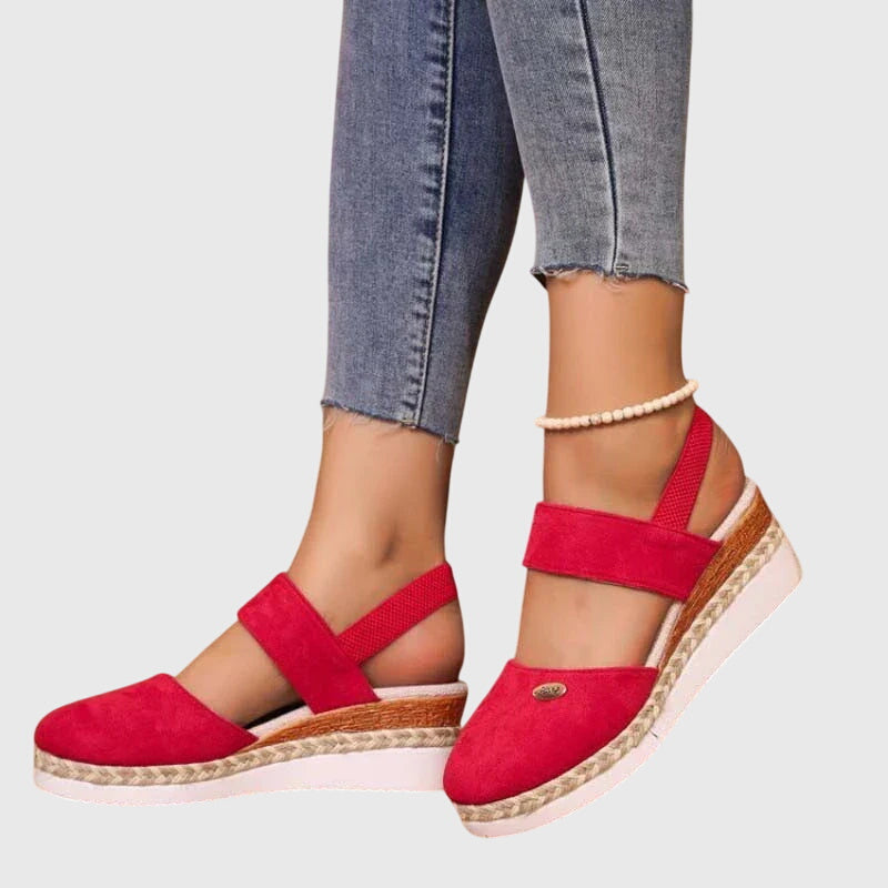 Paloma | Women’s Orthopedic Closed-Toe Espadrille Flatform Sandals