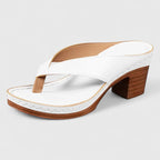 Sierra | Women’s Orthopedic Thong Platform Wooden Block Heel Sandals
