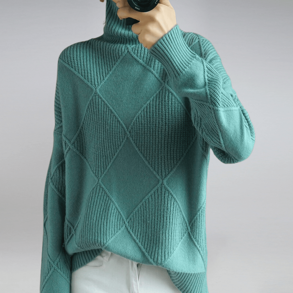 Women’s Soft Turtleneck Knit Sweater