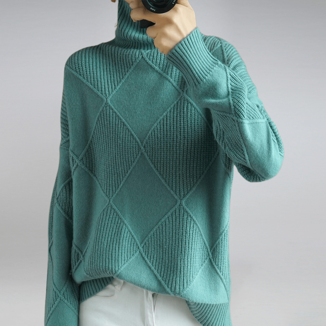 Women’s Soft Turtleneck Knit Sweater