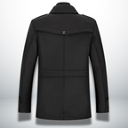 Men’s Double Layer Wool Blend Overcoat