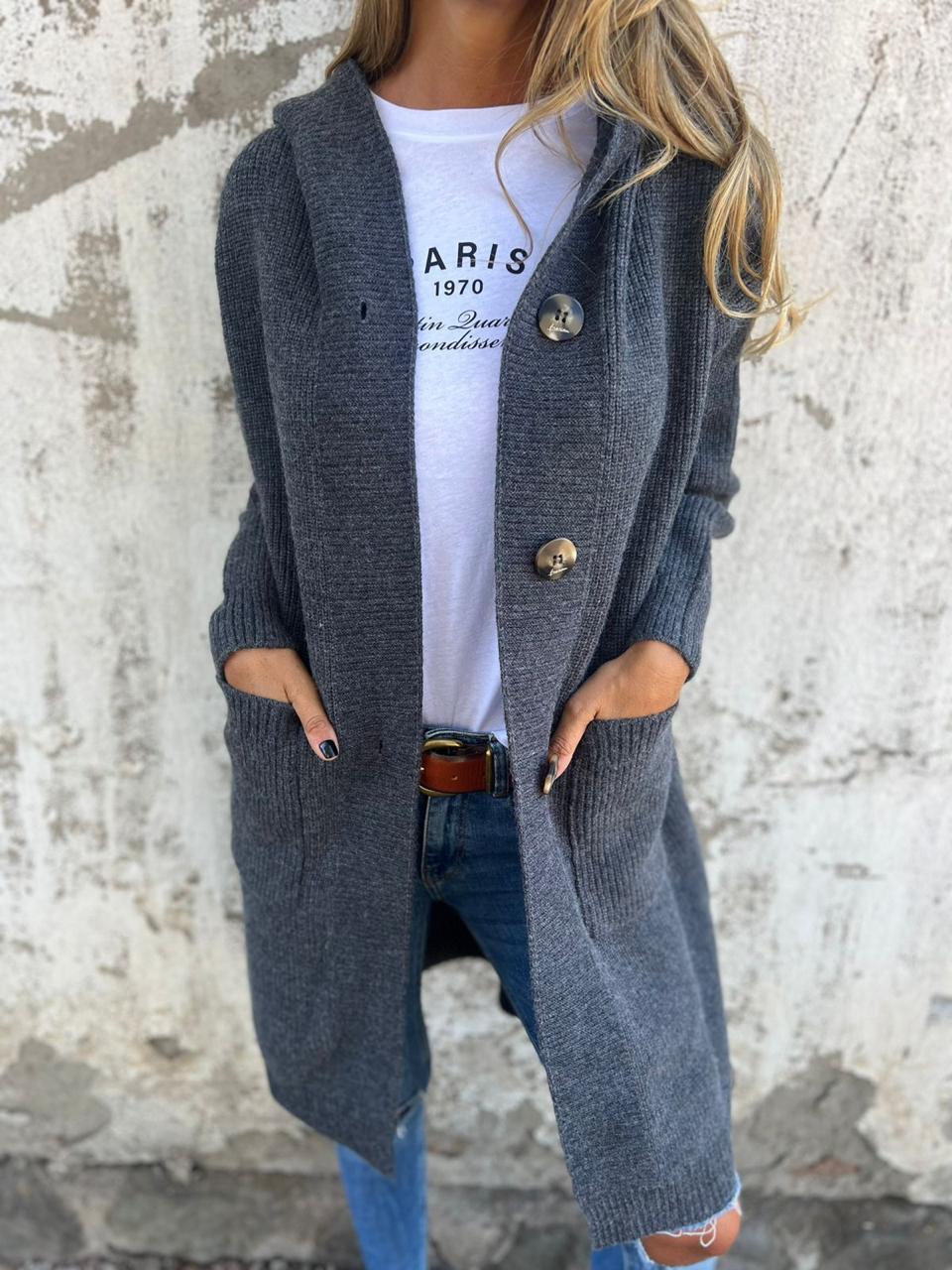 Alessia | Elegant Cozy Long Knit Cardigan