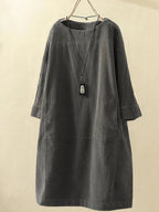 Elvena | Relaxed Fit Midi Dress