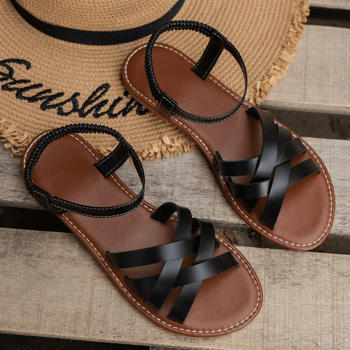 Lyra | Classic Criss-Cross Women’s Sandals
