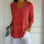Noelia | Casual Lightweight V-Neck Sweater