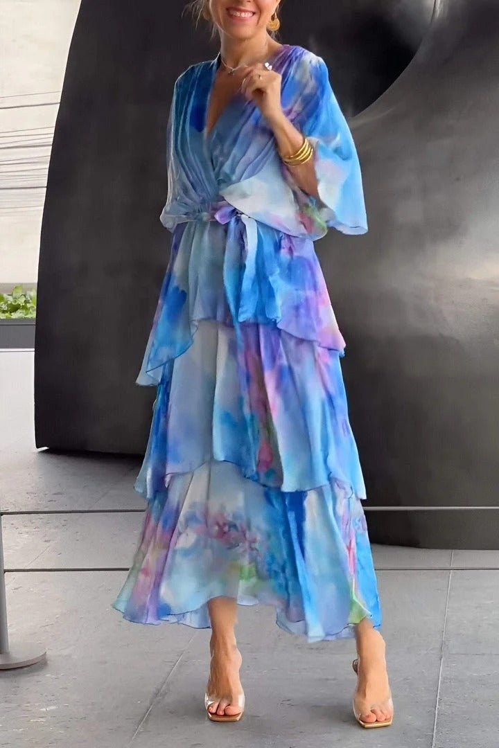 Alina | Stunning V-Neck Dress