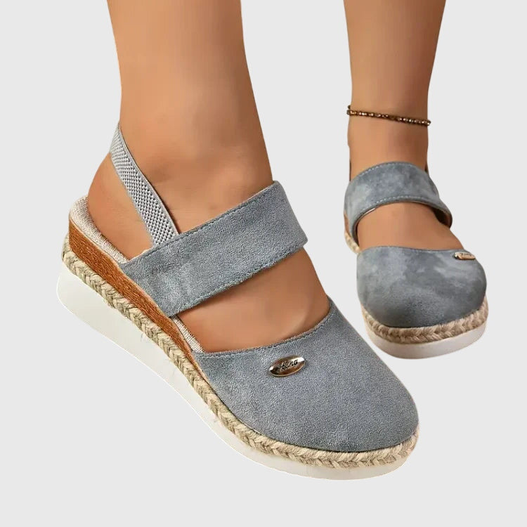 Paloma | Women’s Orthopedic Closed-Toe Espadrille Flatform Sandals