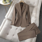Claudia | Effortless Stylish Blazer Trousers Set