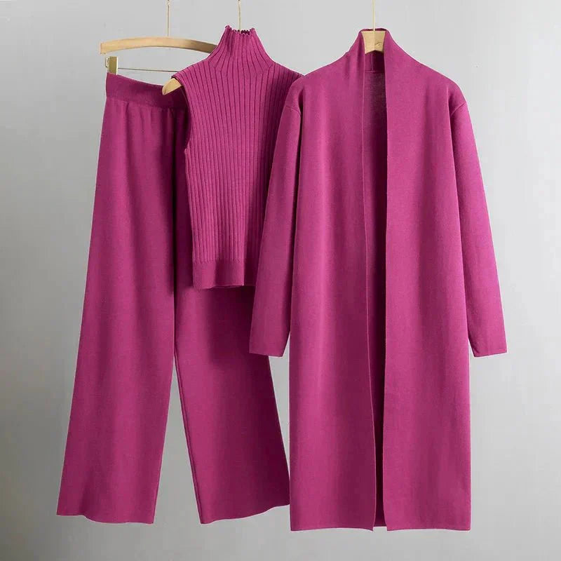 Dominique | Sleek Three-Piece Lounge Set