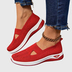 Willow | Orthopedic Mesh Cutout Slip-On Walking Sneakers