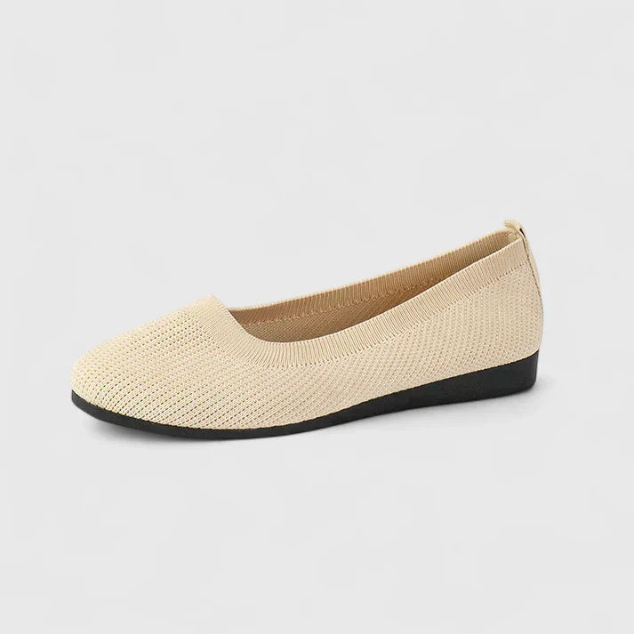 Margot | Orthopedic Breathable Woven Knit Slip-On Ballet Flats
