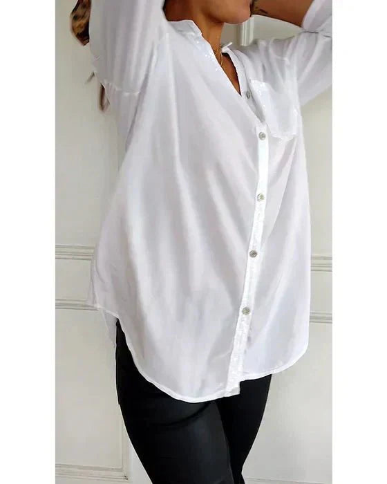 Isabeau | Chic Sequin Detail Blouse