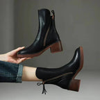 Women’s Comfortable Leather Ankle Boots – Everyday Support