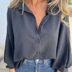 Ravelle | Relaxed Button-Down Everyday Blouse