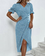 Isolde | Floral V-Neck Dress