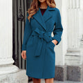 Grace | Women's Long Coat with Belt