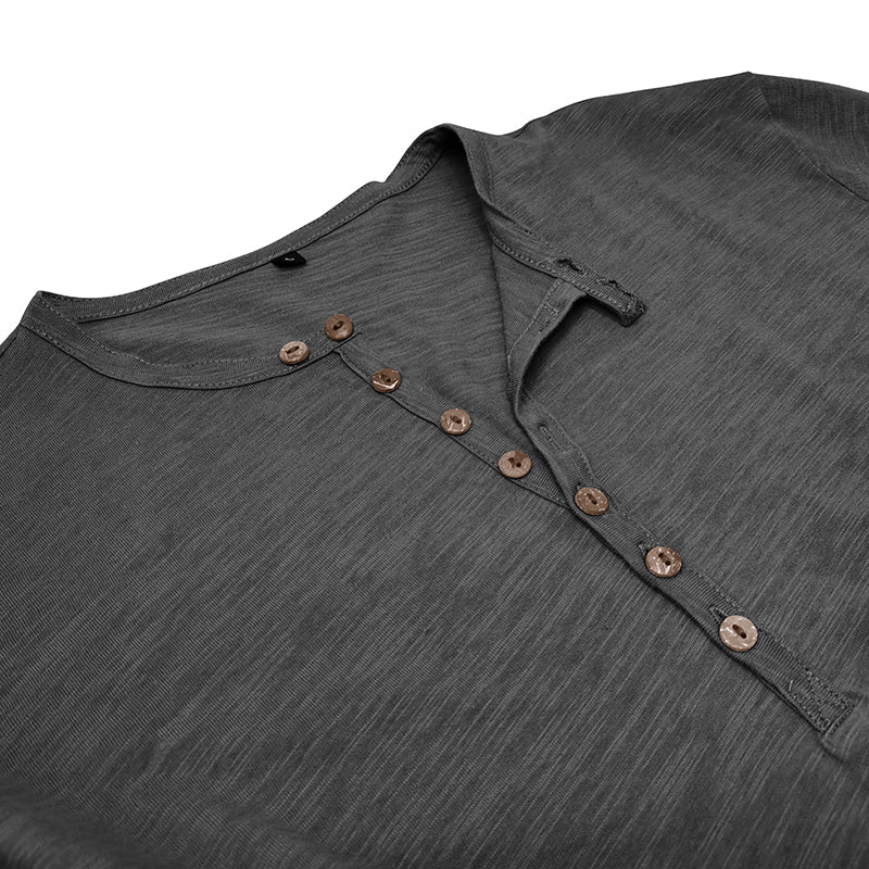 Men’s Long Sleeve Casual Button Shirt