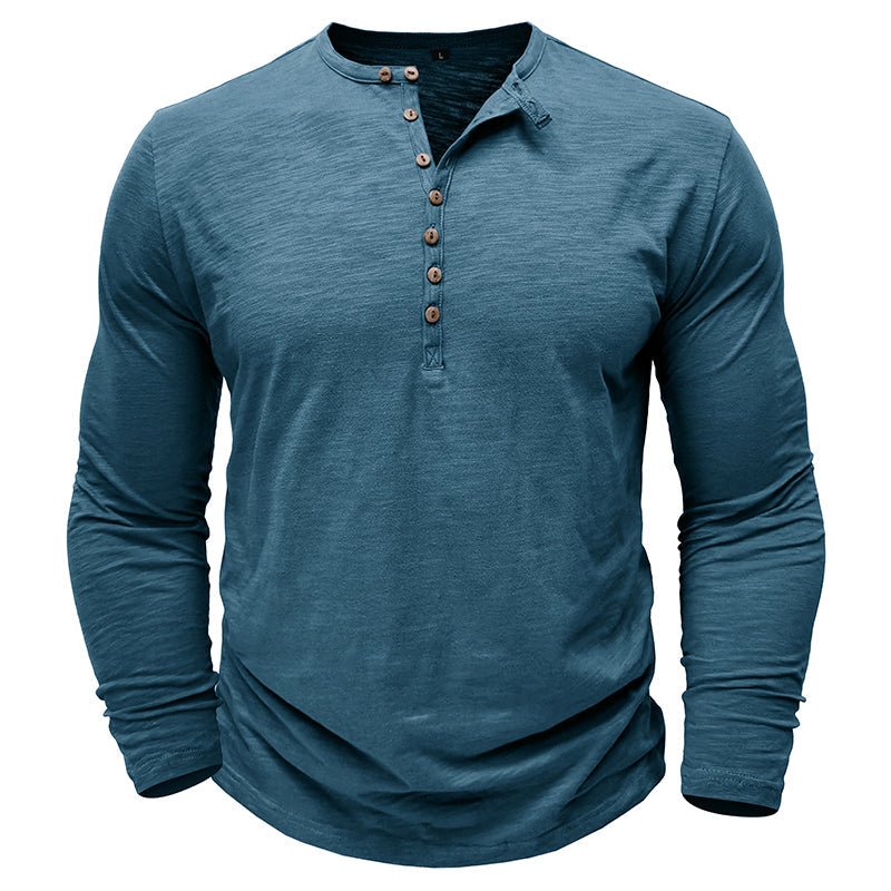 Men’s Long Sleeve Casual Button Shirt