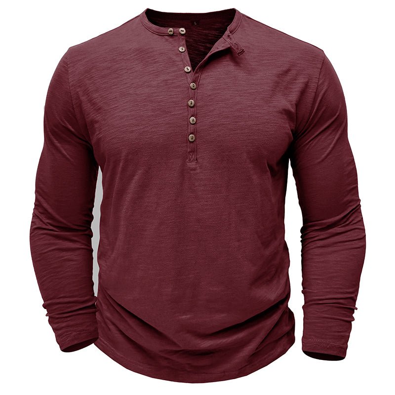 Men’s Long Sleeve Casual Button Shirt