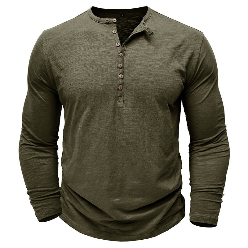 Men’s Long Sleeve Casual Button Shirt
