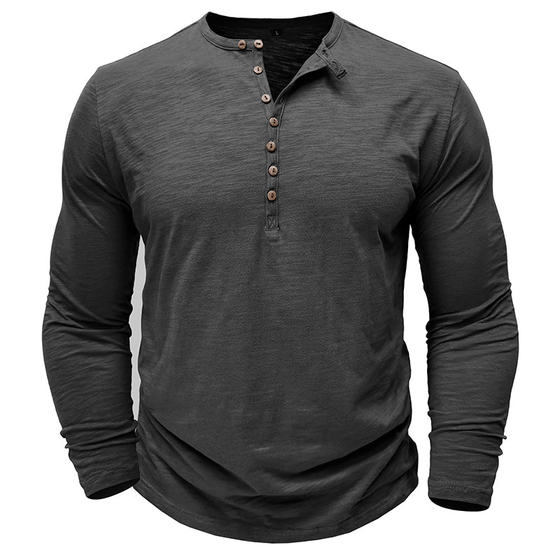 Men’s Long Sleeve Casual Button Shirt