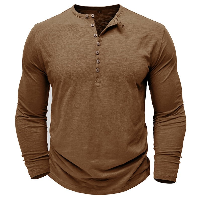 Men’s Long Sleeve Casual Button Shirt