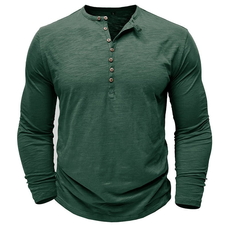Men’s Long Sleeve Casual Button Shirt