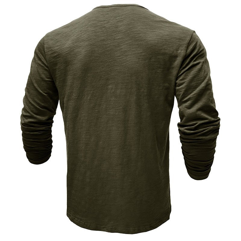 Men’s Long Sleeve Casual Button Shirt
