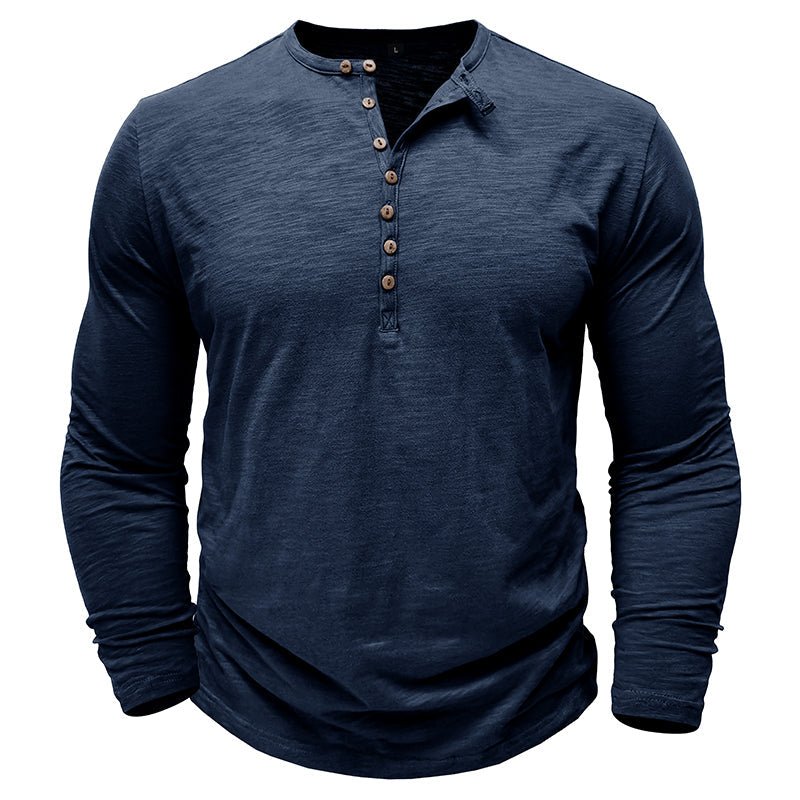 Men’s Long Sleeve Casual Button Shirt