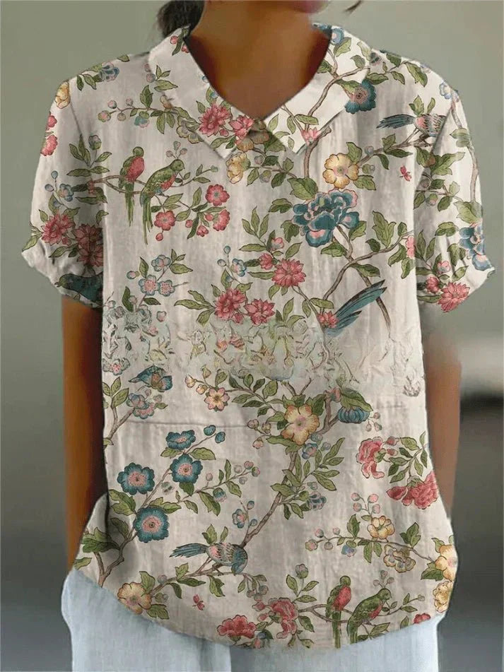 Addison | Floral Print Blouse