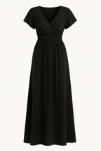 Isabella | Casual V-Neck Tummy Covering Dress