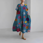 Isabella | Elegant Vibrant Floral Dress