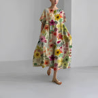 Isabella | Elegant Vibrant Floral Dress