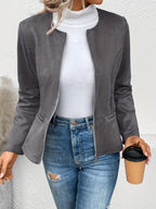 Isolde | Slim Fit Jacket with Zipper