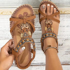Katherine - Boho Flat Sandals